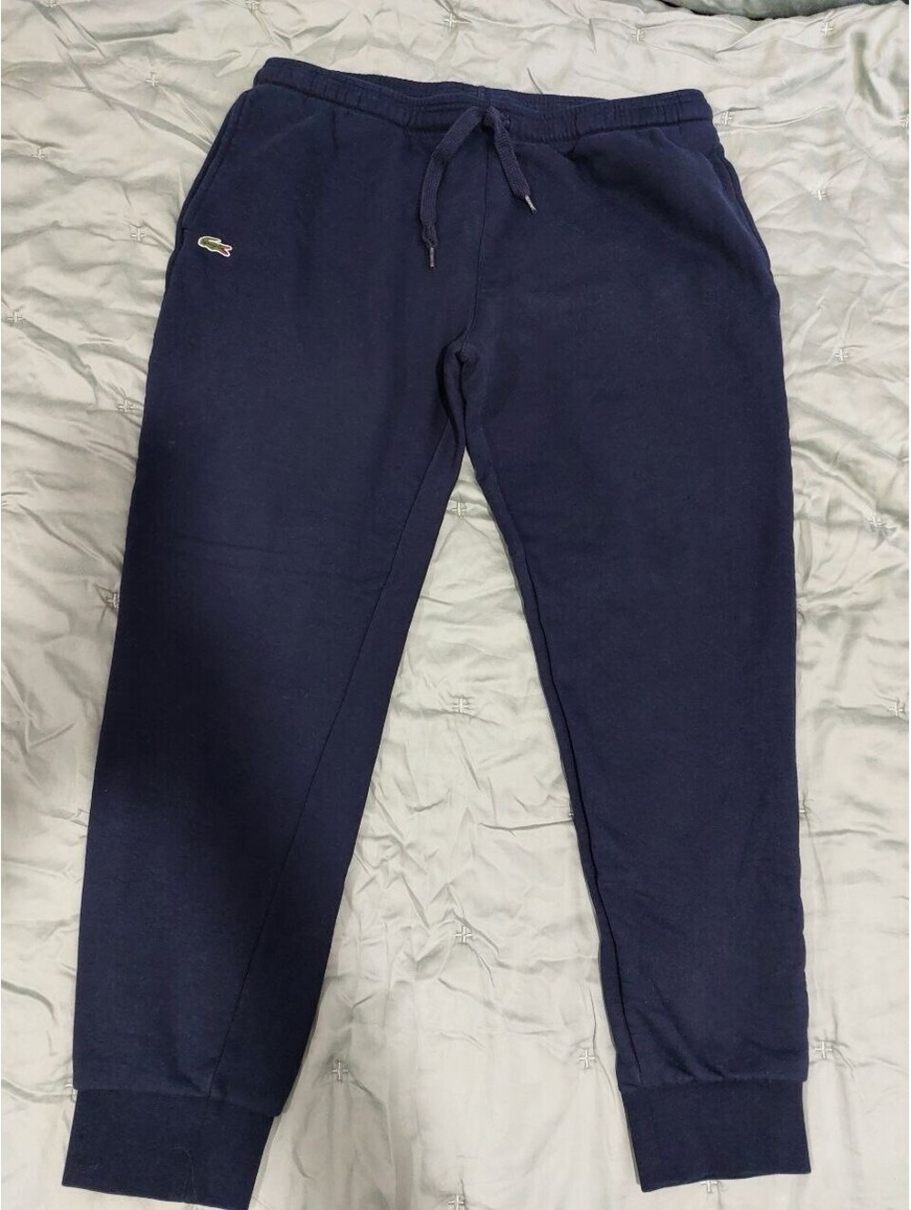 Lacoste Men’s Drawstring Sweatpants Navy Blue Size XXL